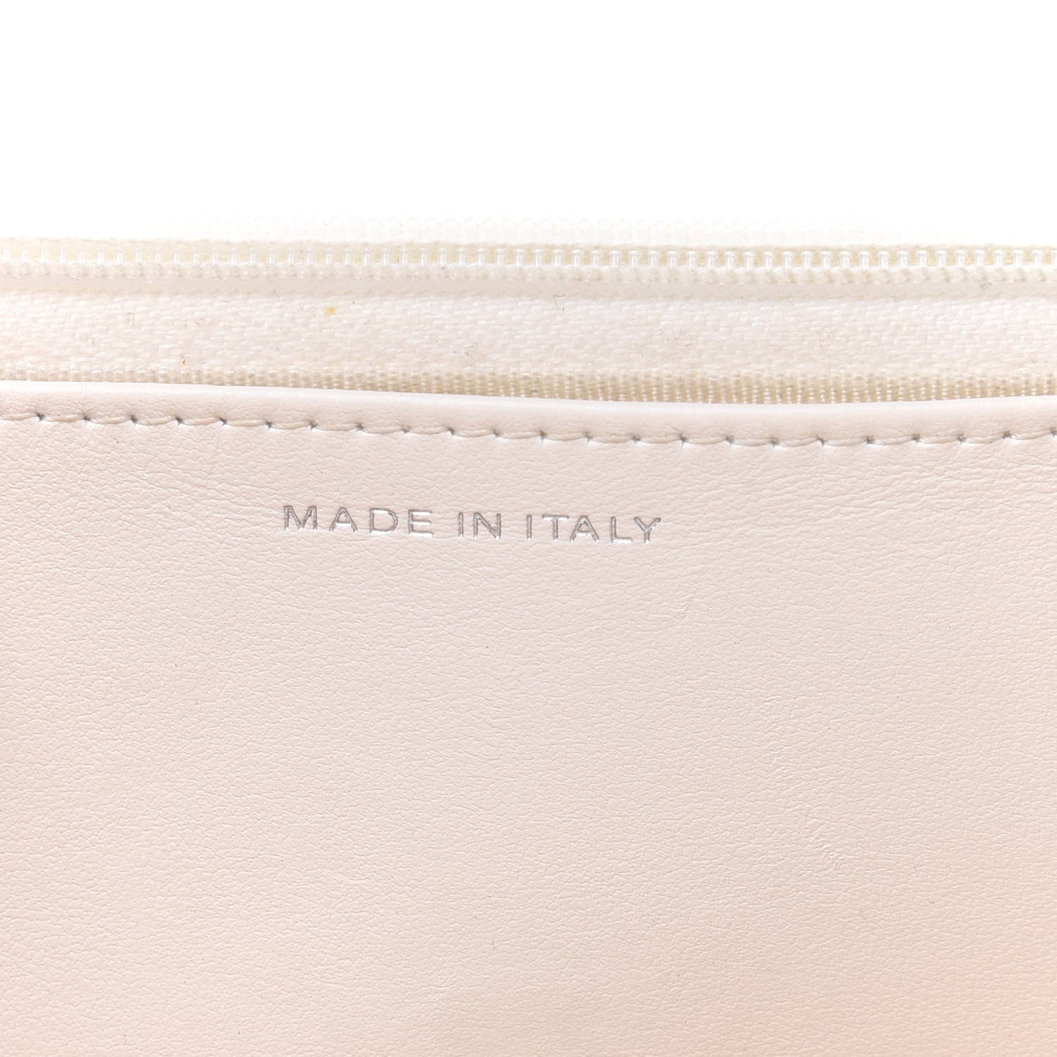 Chanel Caviar Quilted Wallet On Chain WOC White 7 of 12