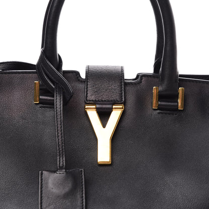 Saint Laurent Calfskin Small Classic Y Cabas Navy Blue 10 of 15