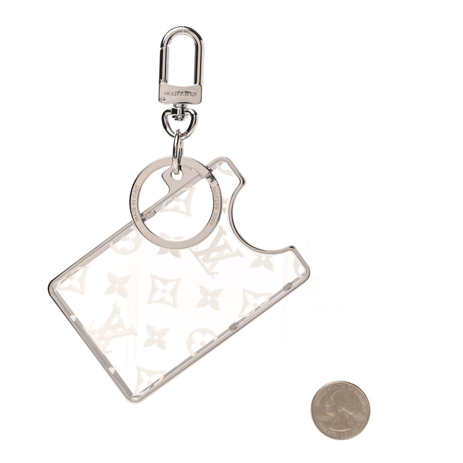 Louis Vuitton Transparent Plexiglass Prism ID Card Holder White 2 of 5