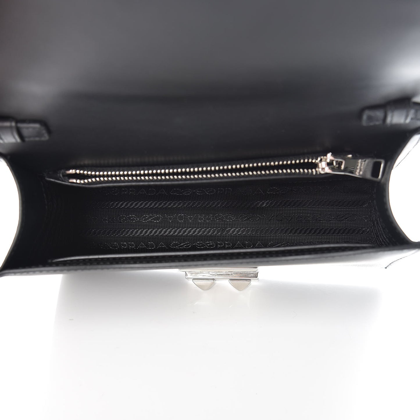 City Calfskin Saffiano Racing Logo Elektra Shoulder Bag Black Verde