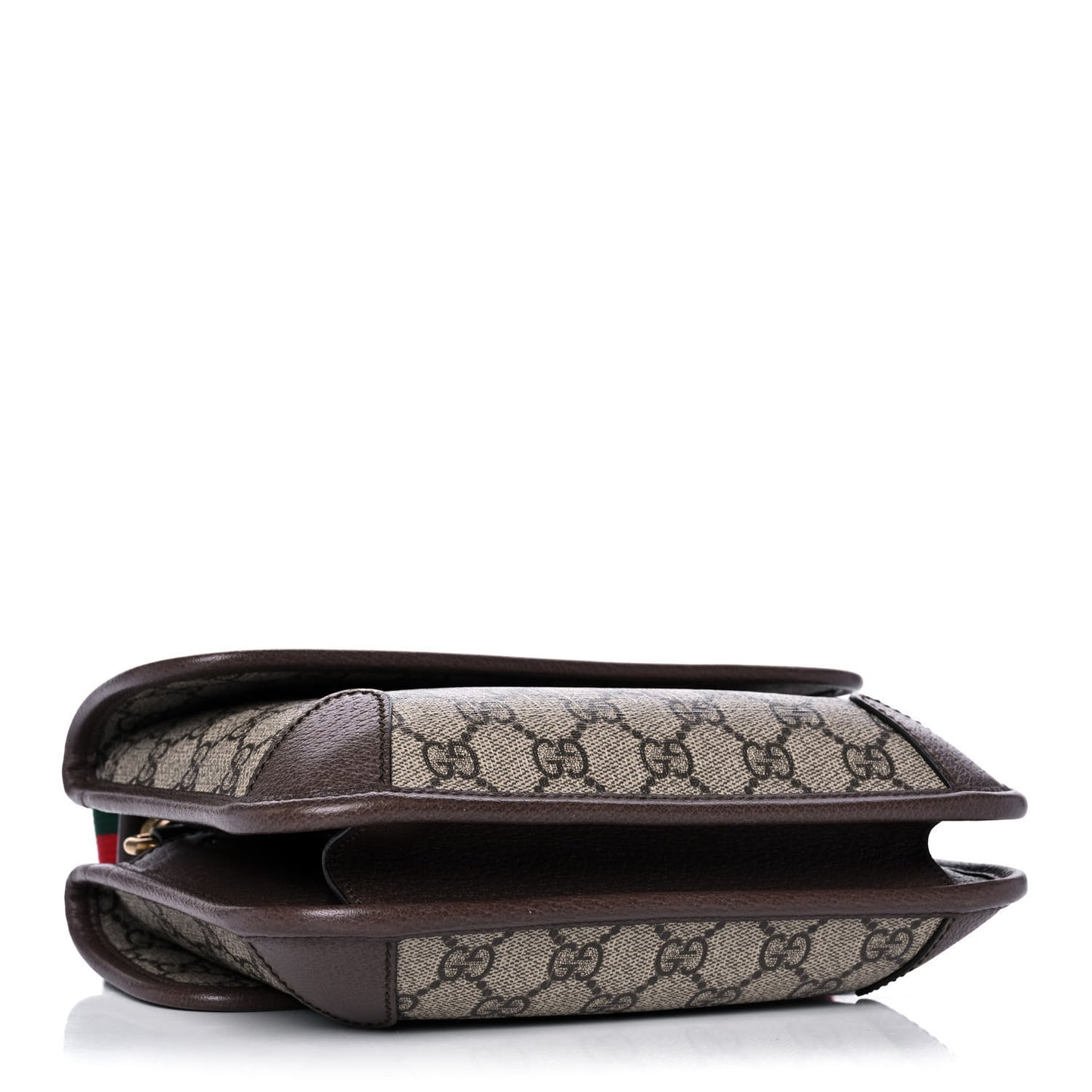 GG Supreme Monogram Web Small Neo Vintage Double Flap Messenger Bag Beige New Acero