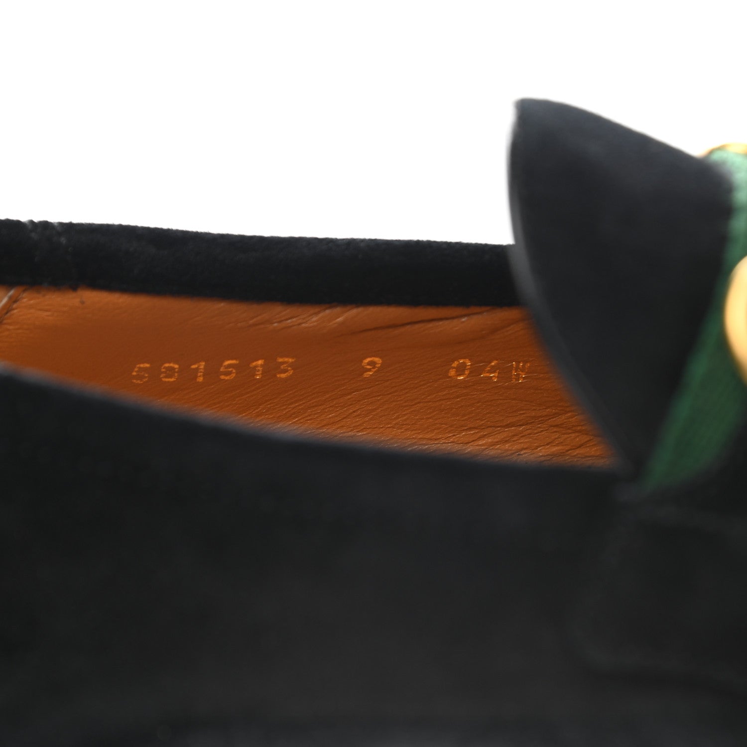 Gucci Suede Web Mens Horsebit Loafers 9 Black 8 of 11