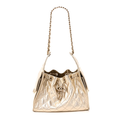 Chanel Metallic Caviar Quilted Small Chanel 25 Handbag Gold 1 of 11