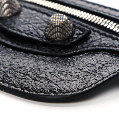 Balenciaga Agneau Giant 12 Silver Hardware Coin Purse Black 9 of 9