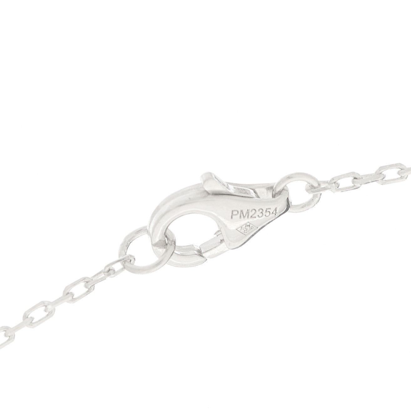 Cartier 18K White Gold Diamond Scarab Necklace 3 of 5
