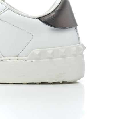 Valentino Garavani Calfskin VLTN Rockstud Open Sneakers 36 White 21 of 26