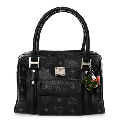 MCM Visetos Small Boston Bag Black 1 of 10