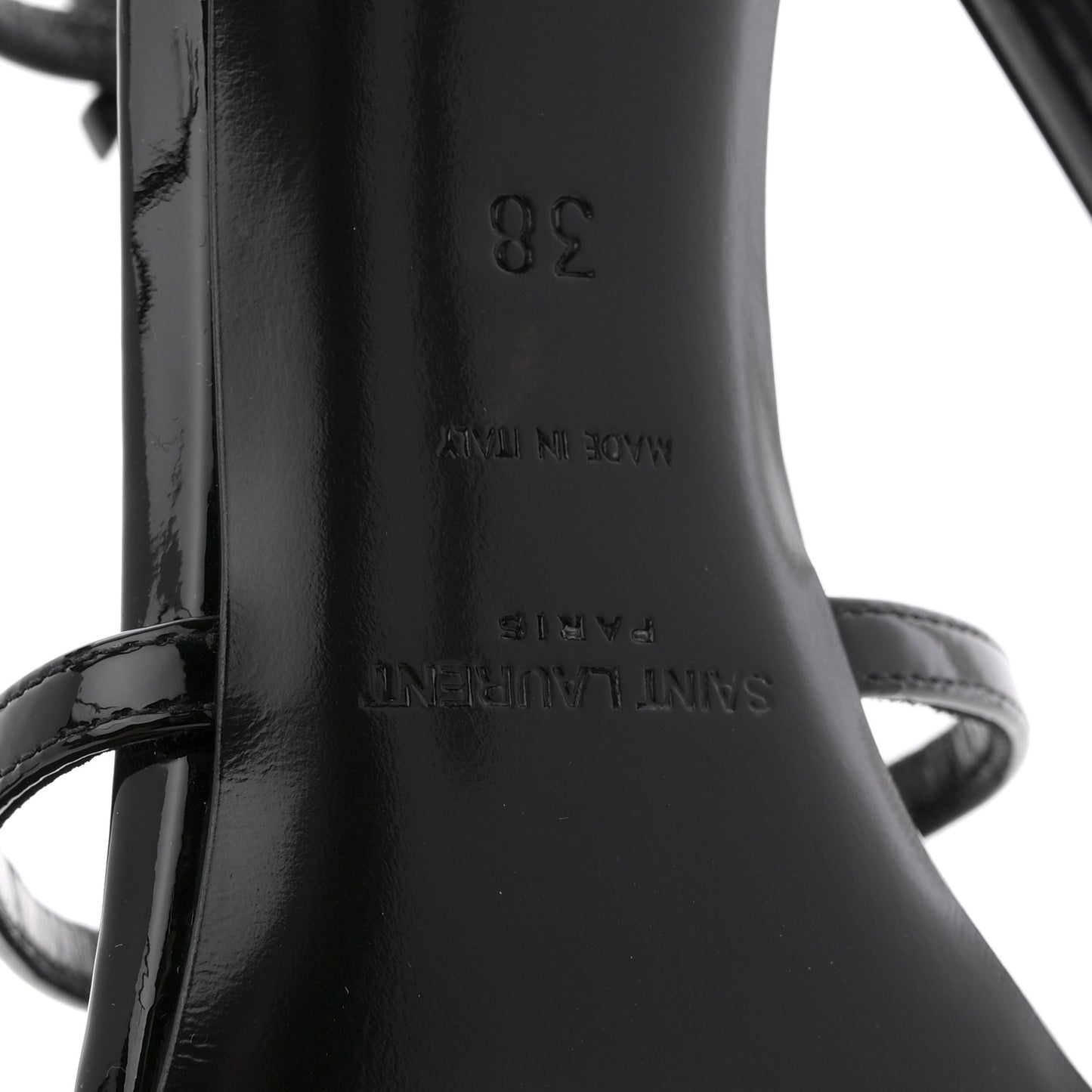 Patent Cassandra 100 Sandals 38 Black