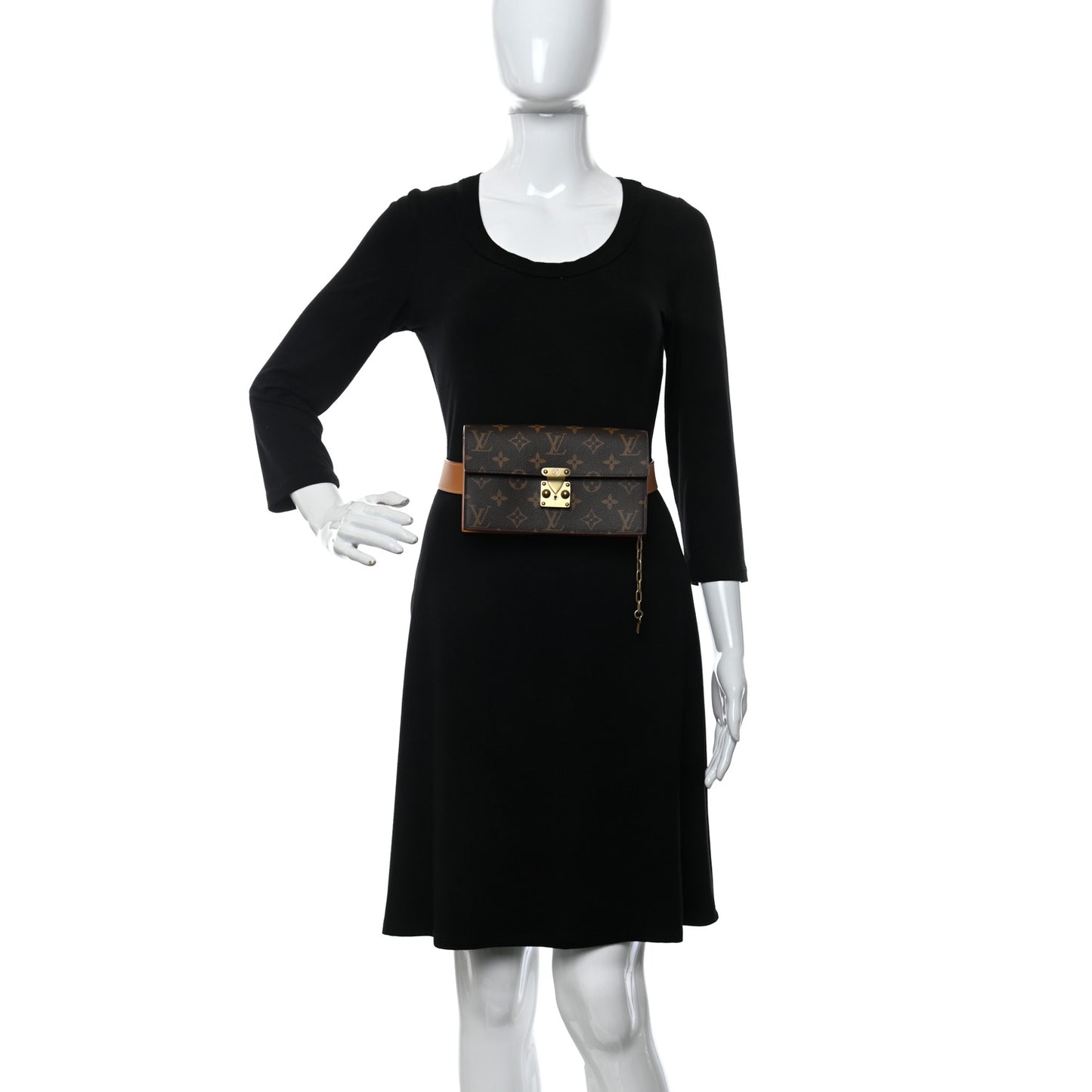 Monogram S Lock Belt Pouch MM