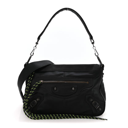 Balenciaga Nylon Classic Hardware Small Le City Moto Black 1 of 9