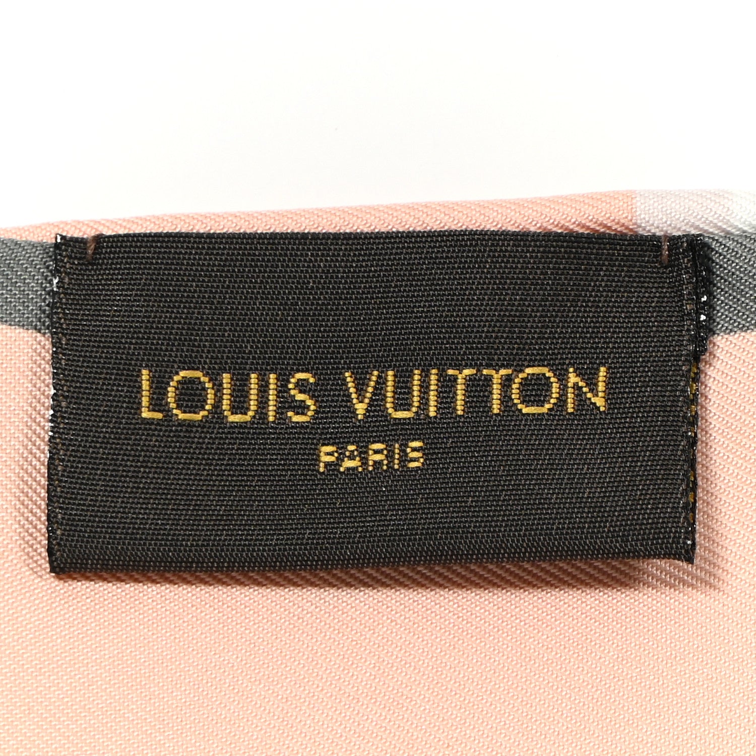 Louis Vuitton Silk Monogram Trunks Bandeau Rose Poudre 4 of 4