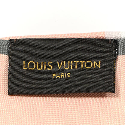 Louis Vuitton Silk Monogram Trunks Bandeau Rose Poudre 4 of 4