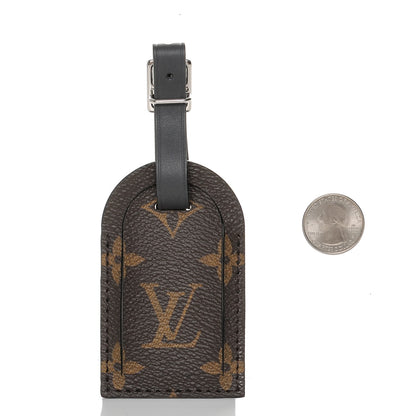 Louis Vuitton Monogram Luggage Tag Black 2 of 3