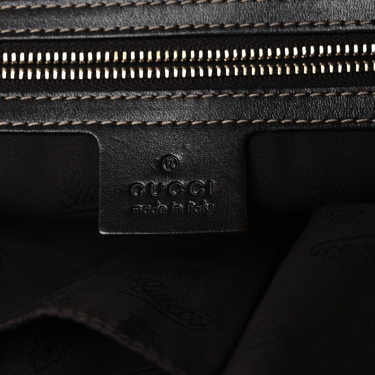 Gucci Monogram Sherry Line Horsebit Tote Dark Brown 6 of 18