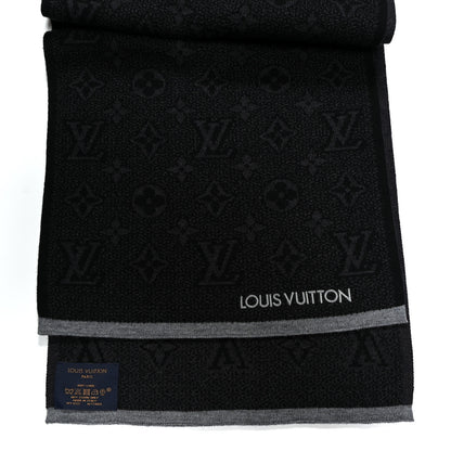 Louis Vuitton Wool My Monogram Eclipse Scarf Grey 3 of 3