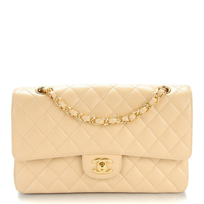 Chanel Caviar Quilted Medium Double Flap Beige Clair 1 of 8