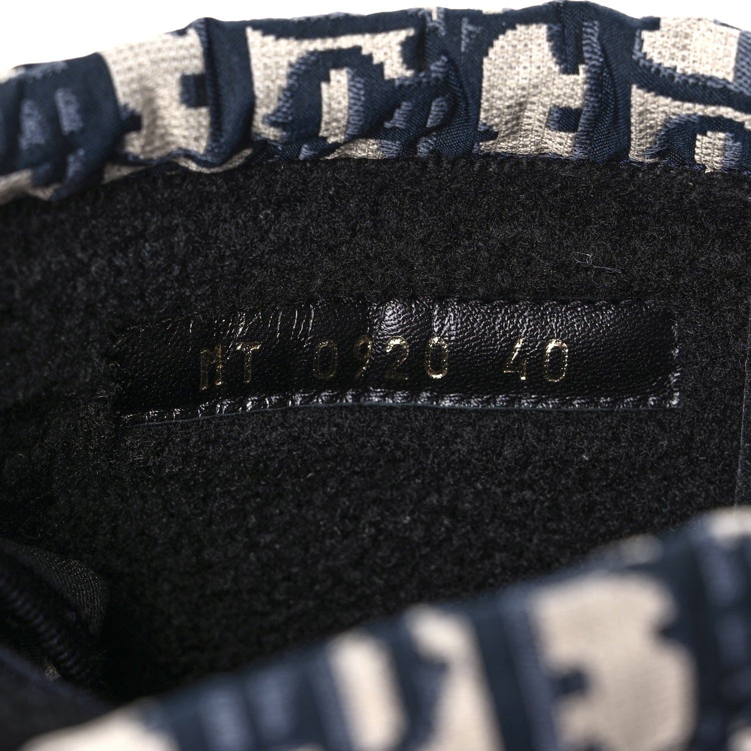 Christian Dior Oblique Nylon D-Venture Boots 40 Deep Blue 8 of 9