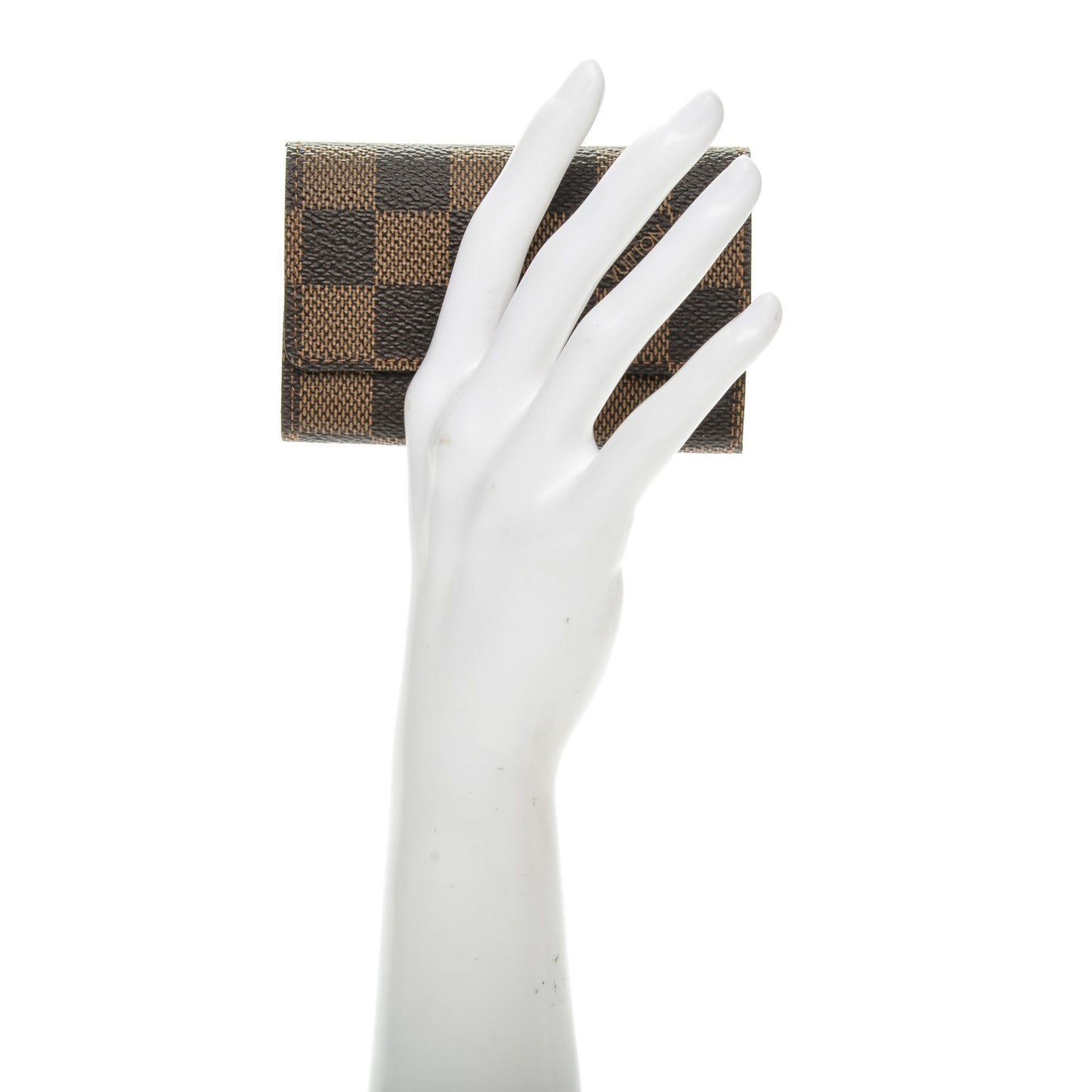Damier Ebene Multicles 6 Key Holder Rose Ballerine