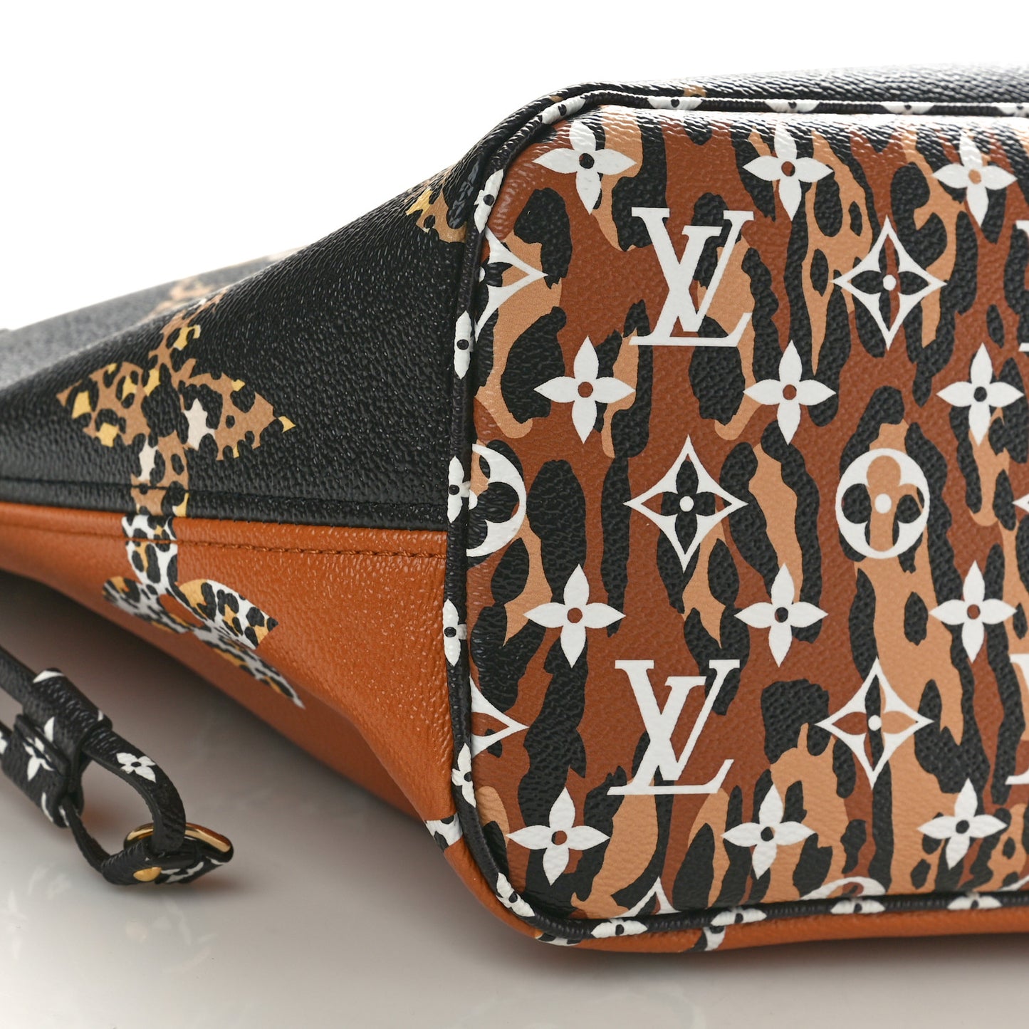 Monogram Giant Jungle Neverfull MM Black