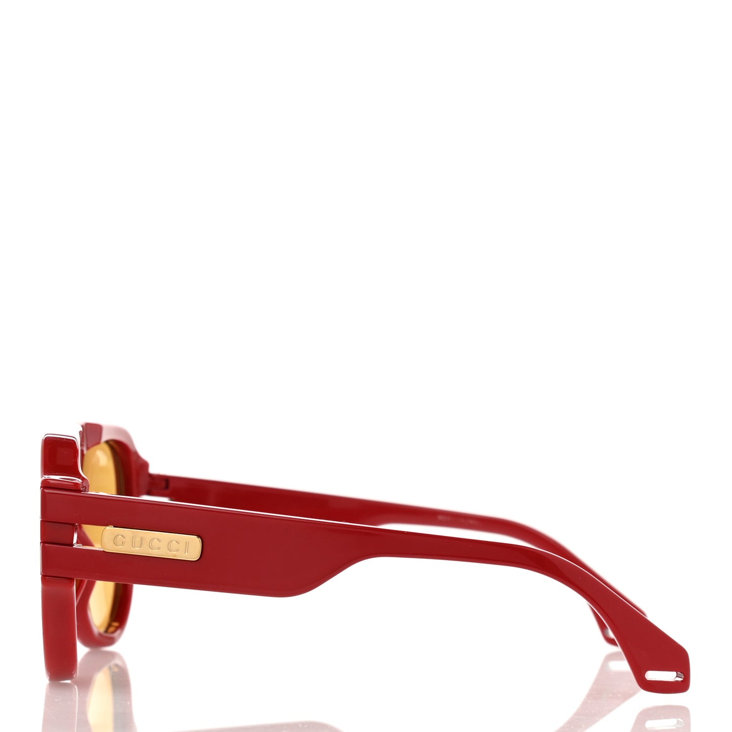 Acetate Aviator Sunglasses GG0665S Red