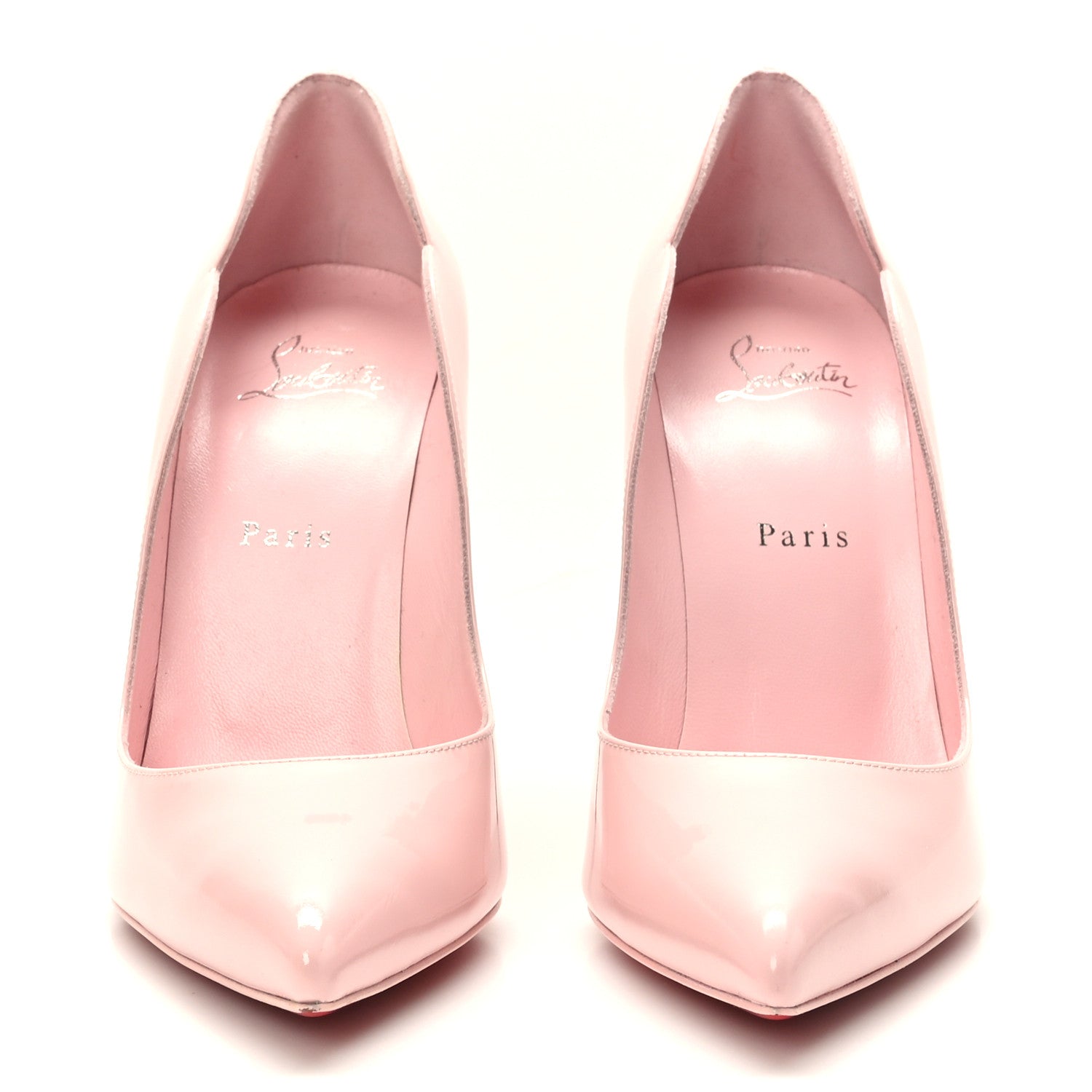 Christian Louboutin Patent Hot Chick 100 Pumps 40 Rosy 2 of 8