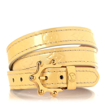 Louis Vuitton Vernis Triple Tour Bracelet Yellow 1 of 5