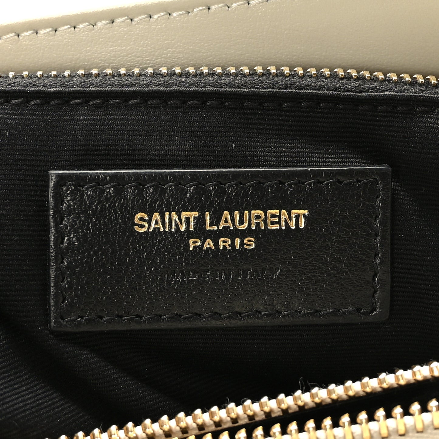 Calfskin Y Quilted Monogram Medium Loulou Chain Satchel Crema Soft
