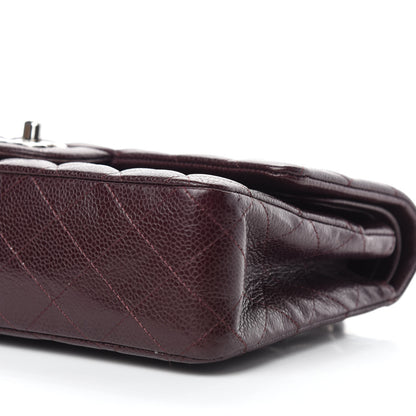 Chanel Caviar Quilted Medium Double Flap Burgundy 7 of 12