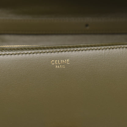 Celine Box Calfskin Medium Classic Box Flap Bag Army Green 6 of 11