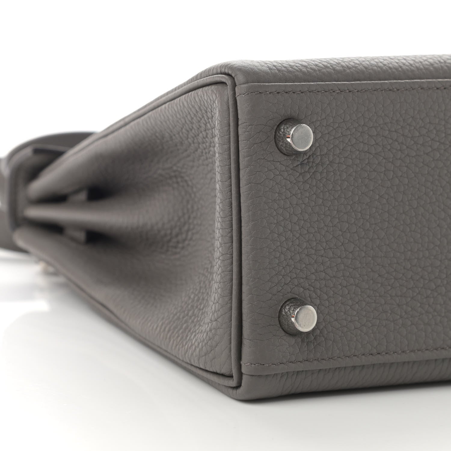Hermes Togo Kelly Retourne 25 Etain 9 of 12