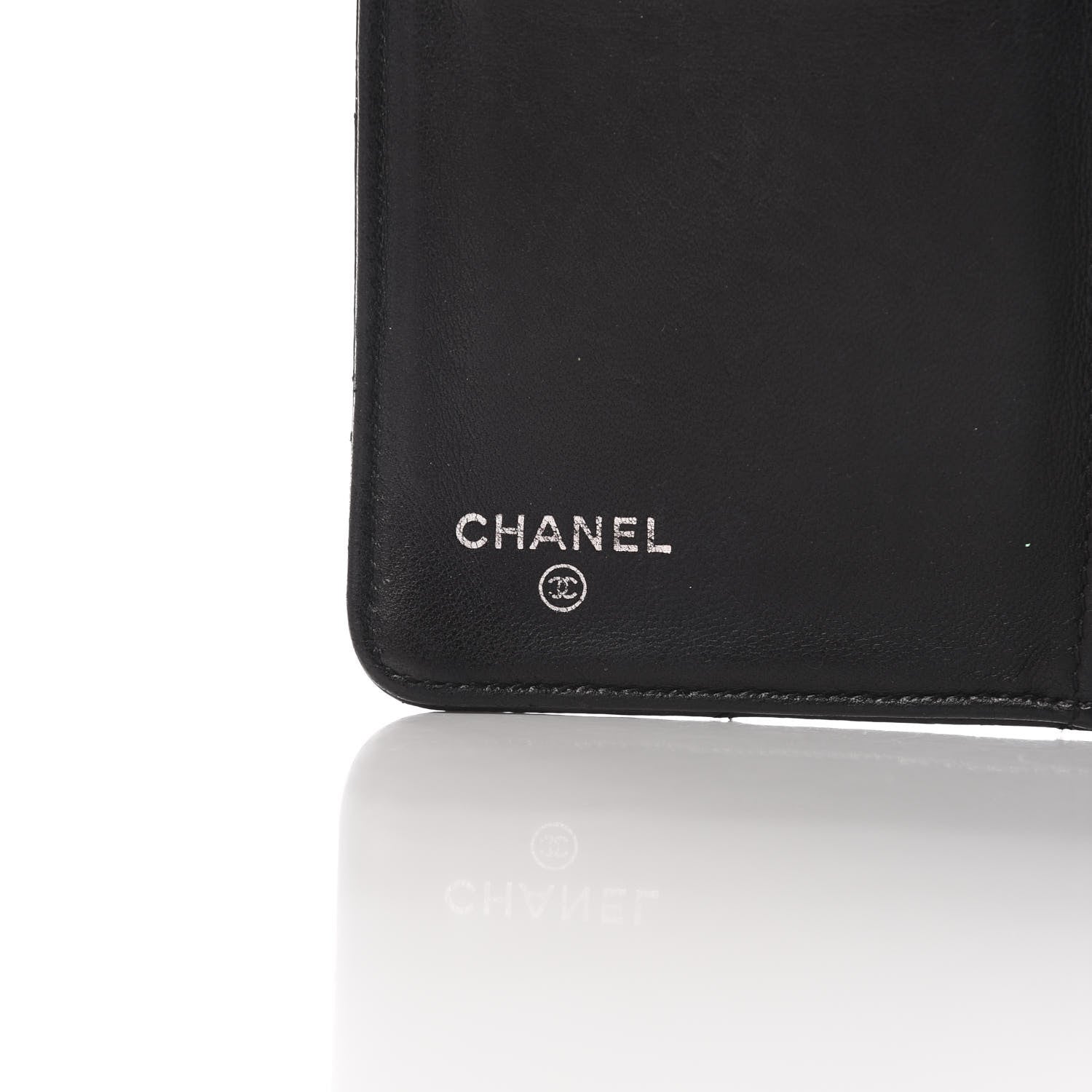 Chanel Patent Caviar CC Compact French Flap Wallet Black 6 of 13