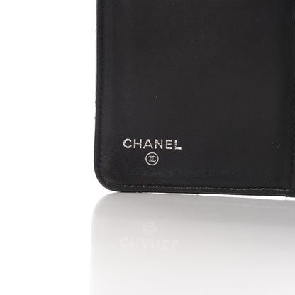 Chanel Patent Caviar CC Compact French Flap Wallet Black 6 of 13