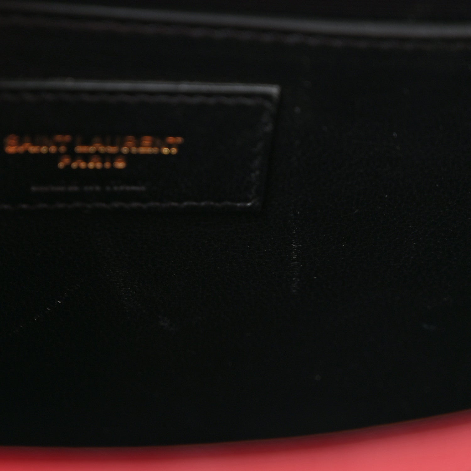Saint Laurent Grain De Poudre Medium Classic Monogram Kate Tassel Satchel Rouge Eros 11 of 13
