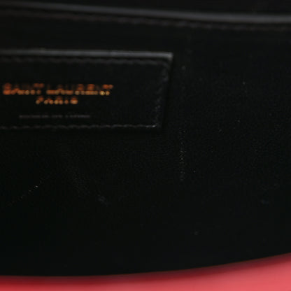 Saint Laurent Grain De Poudre Medium Classic Monogram Kate Tassel Satchel Rouge Eros 11 of 13