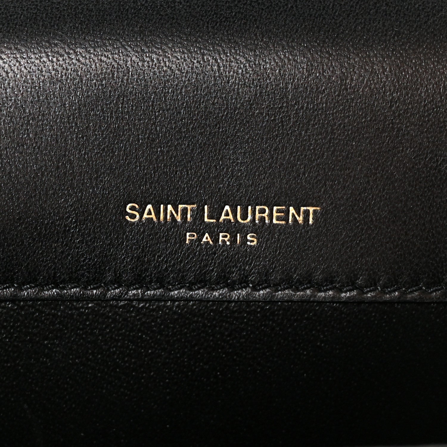 Saint Laurent Lambskin Matelasse Monogram Medium Vicky Chain Bag Black 6 of 12