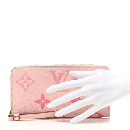 Louis Vuitton Empreinte Monogram Giant By The Pool Zippy Wallet Bouton De Rose 2 of 10
