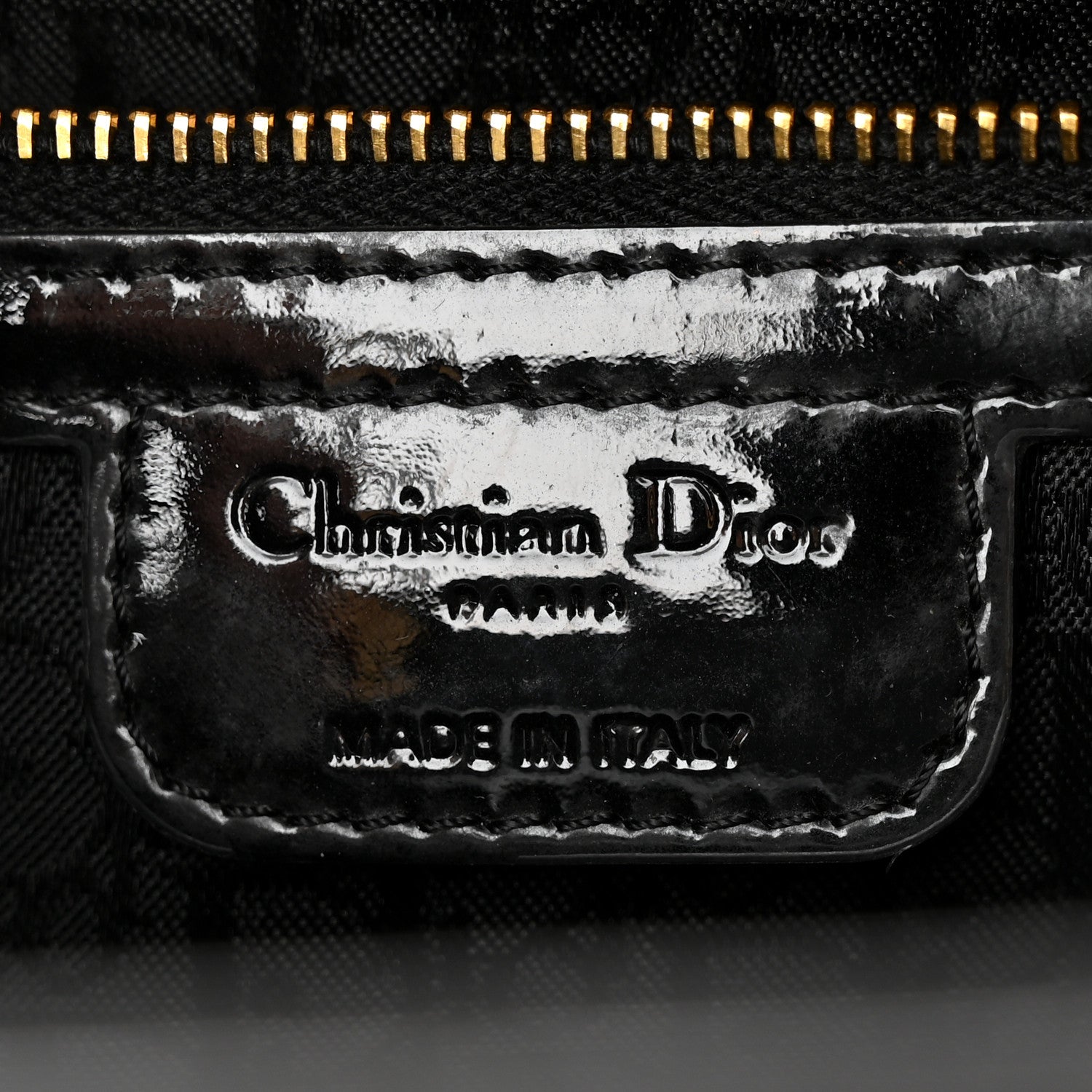 Christian Dior Patent Cannage Large Lady Dior Black 6 of 14
