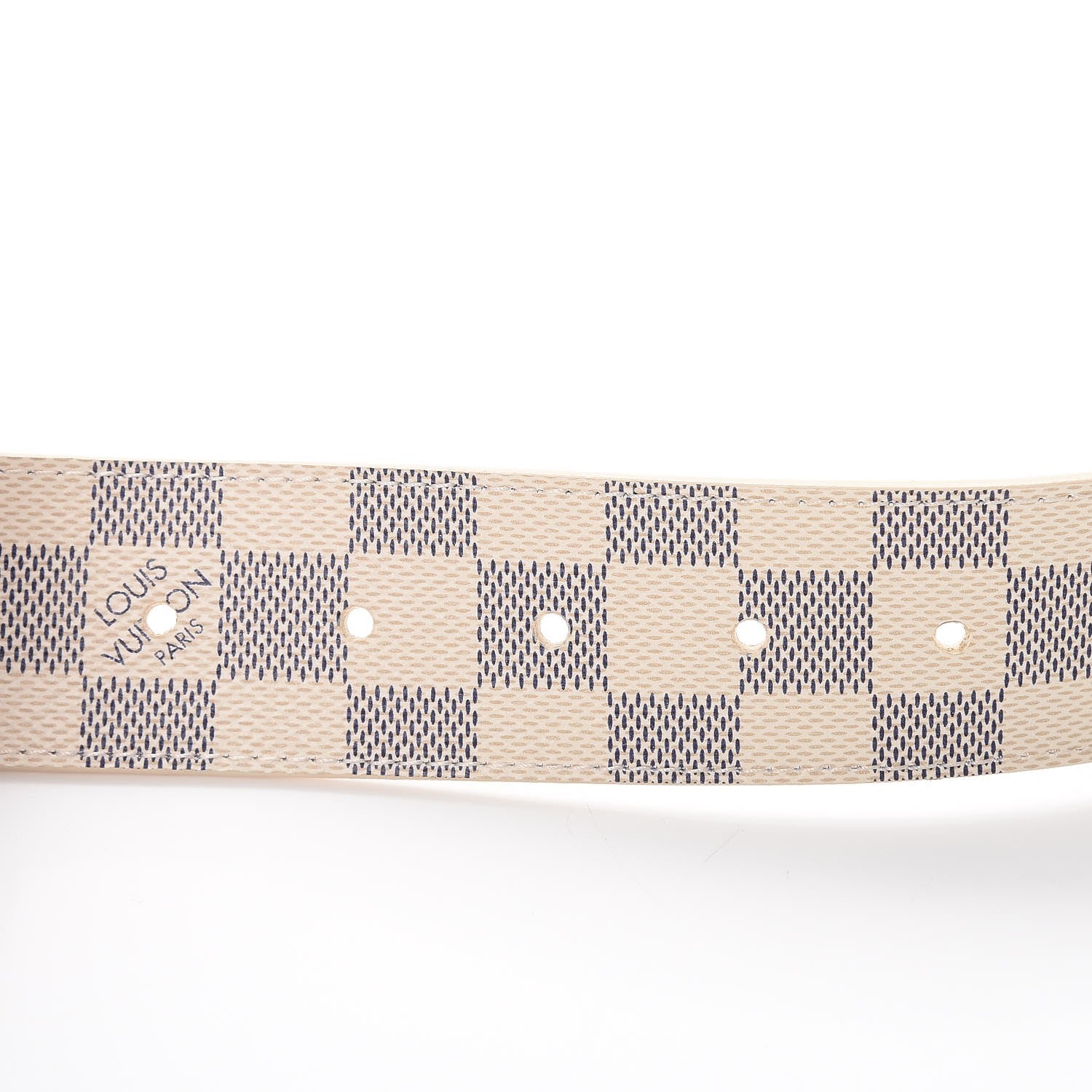 Louis Vuitton Damier Azur LV Initiales Belt 95 38 4 of 11