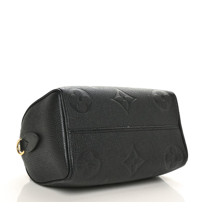 Louis Vuitton Empreinte Monogram Giant Speedy Bandouliere 20 Black 4 of 6
