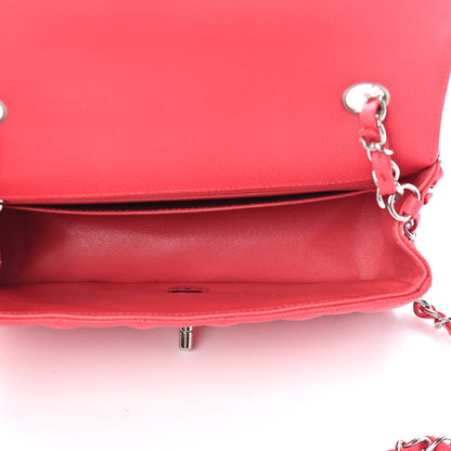 Chanel Caviar Quilted Mini Rectangular Flap Light Red 4 of 8