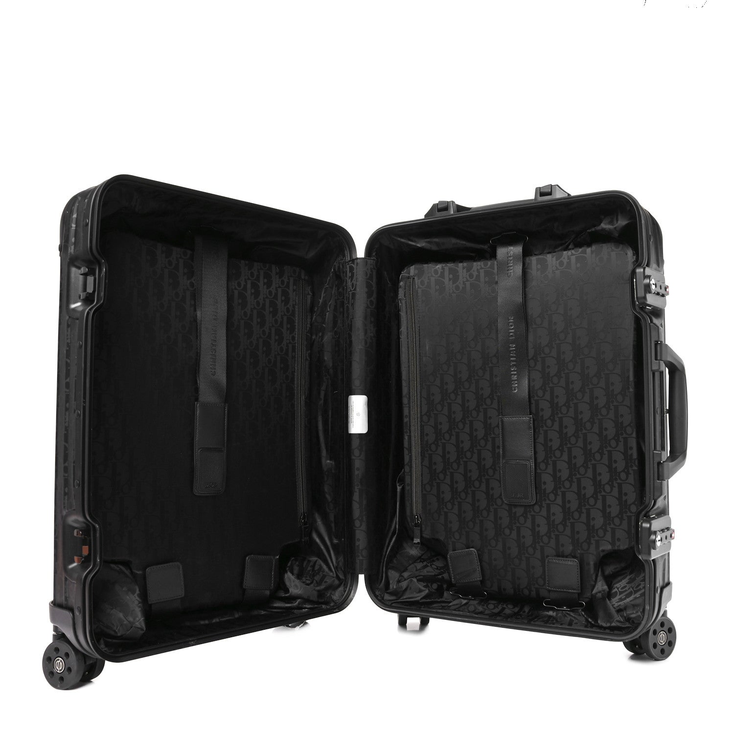 Christian Dior X RIMOWA Aluminum Gradient Original Cabin Luggage Black 4 of 9
