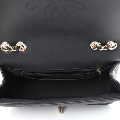 Chanel Calfskin Chevron Quilted Mini Statement Flap Black 4 of 4