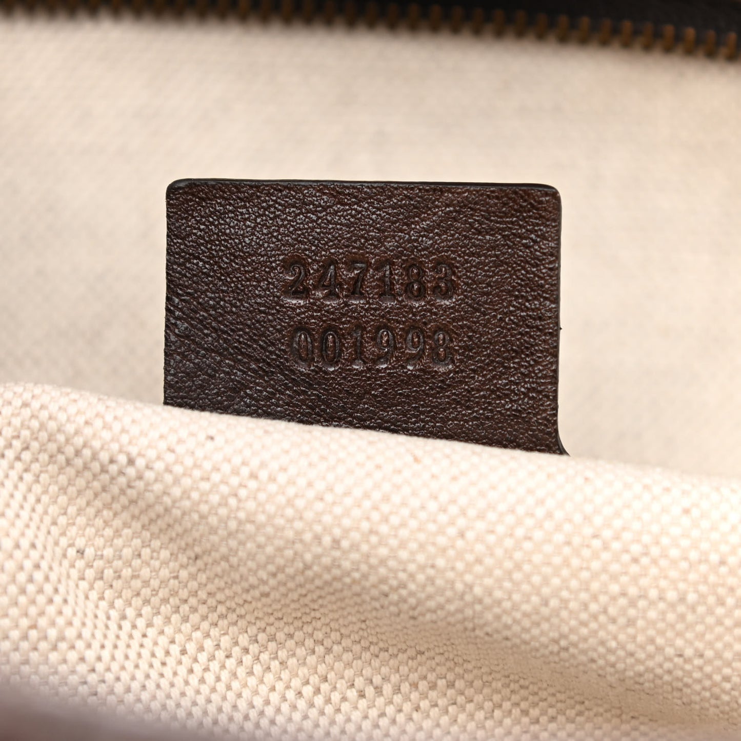 Monogram Medium GG Running Tote Dark Brown