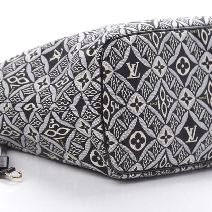 Louis Vuitton Jacquard Since 1854 Neverfull MM Grey 9 of 10