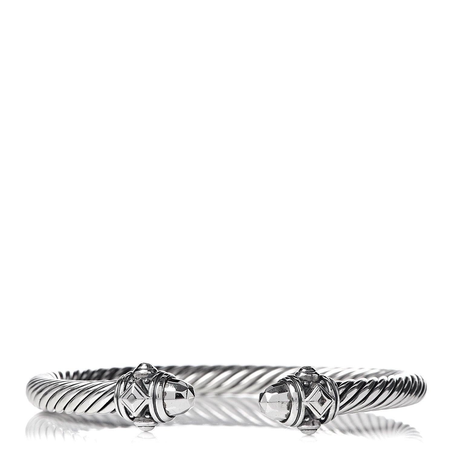 David Yurman Sterling Silver 5mm Renaissance Bracelet 1 of 5