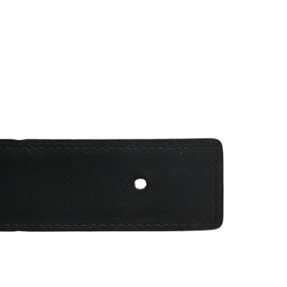 Hermes Swift Epsom 32mm H Belt Strap 100 Black Blue Jean 8 of 8