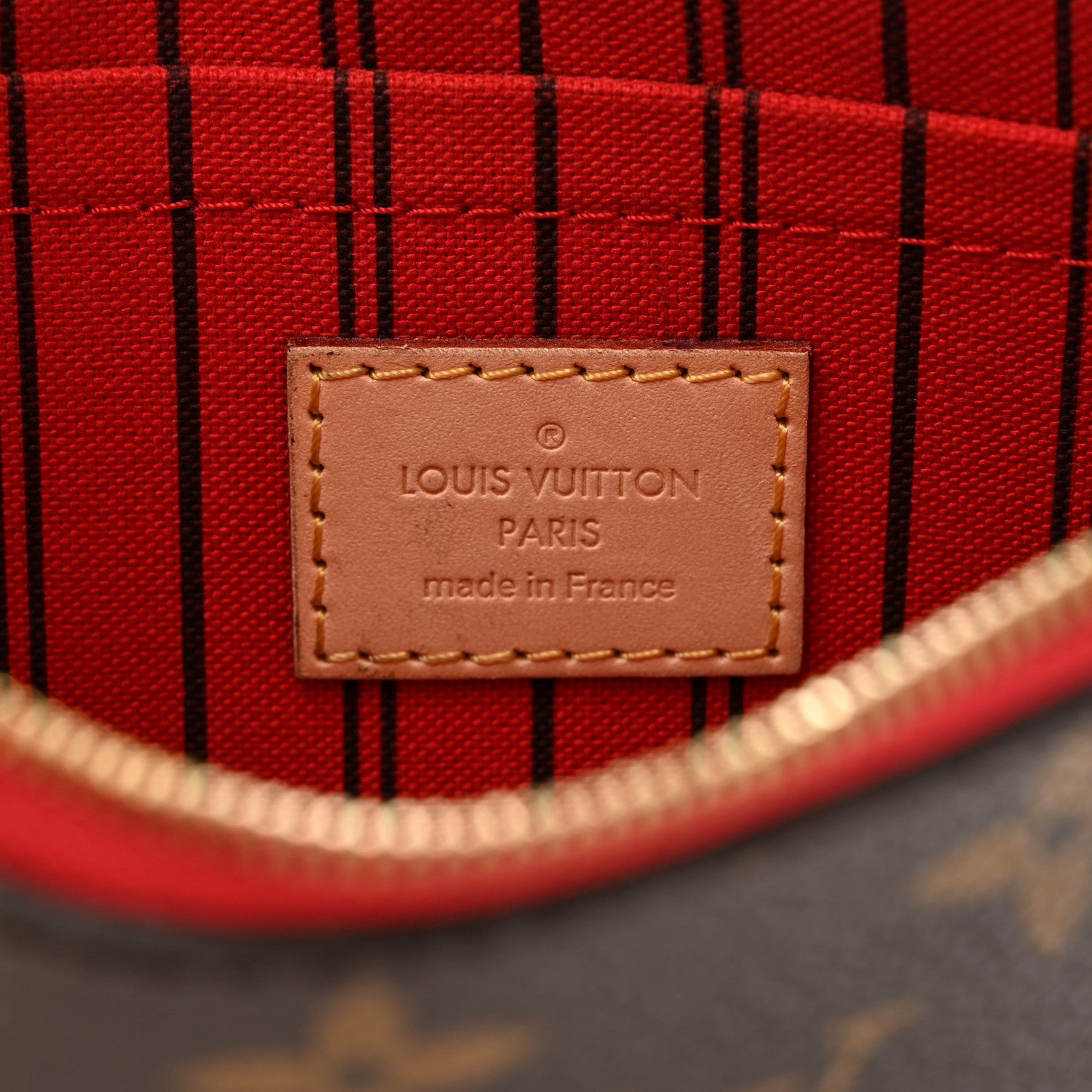 Louis Vuitton Monogram Neverfull MM GM Pochette Cherry 6 of 12