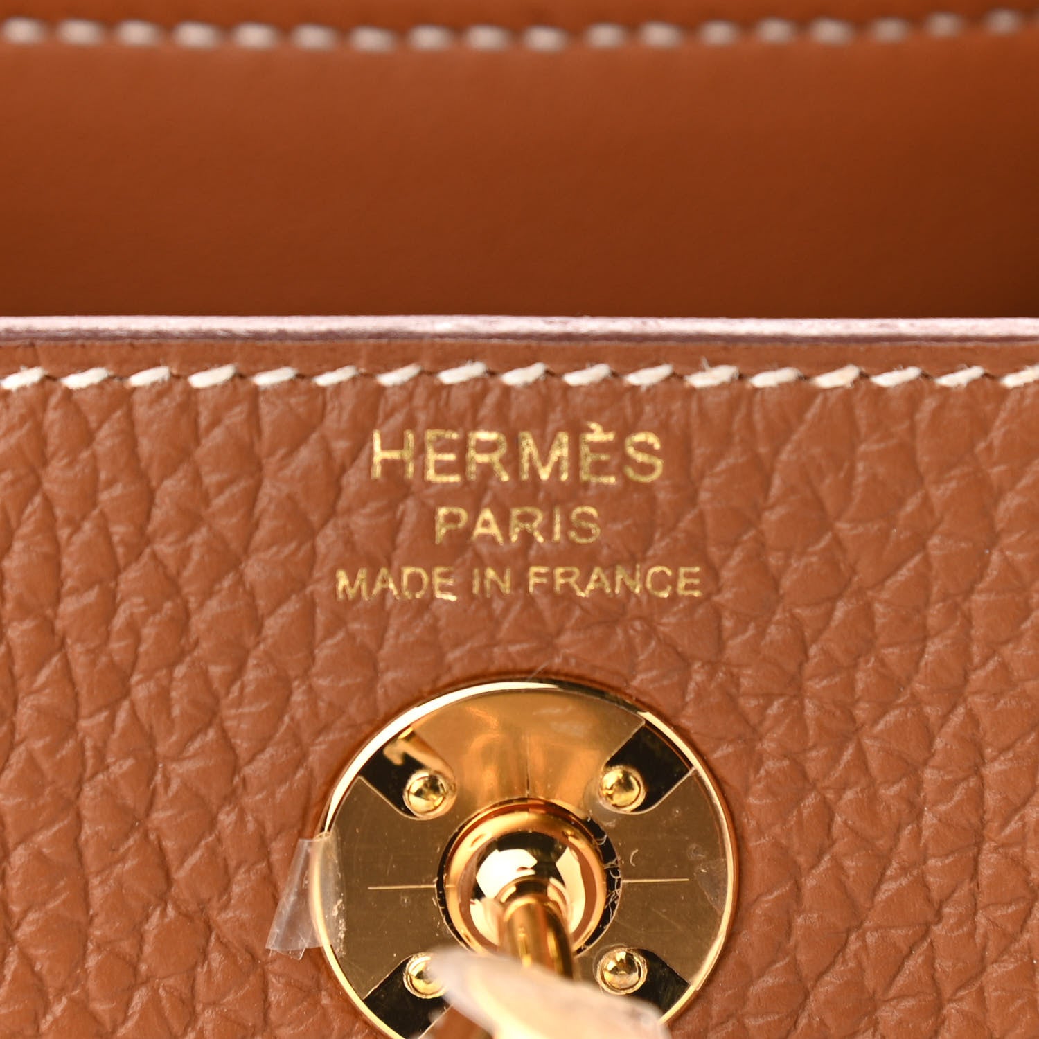 Hermes Taurillon Clemence Mini Lindy 20 Gold 6 of 11