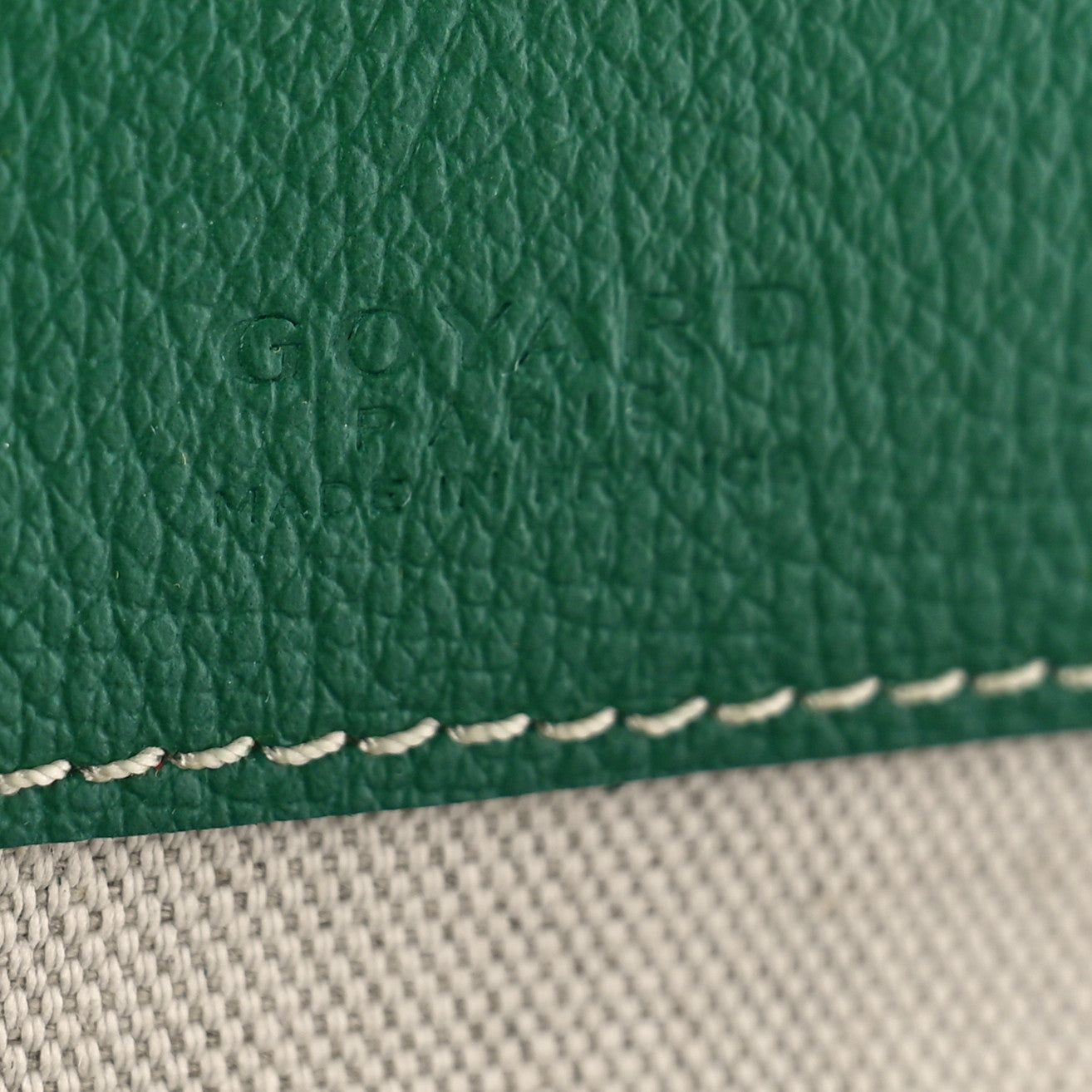 Goyard Goyardine Saint Louis PM Green 7 of 10