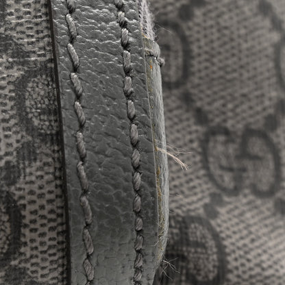 Gucci GG Supreme Monogram Textured Dollar Calfskin Ophidia Belt Bag Grey Black Graphite Grey 11 of 12